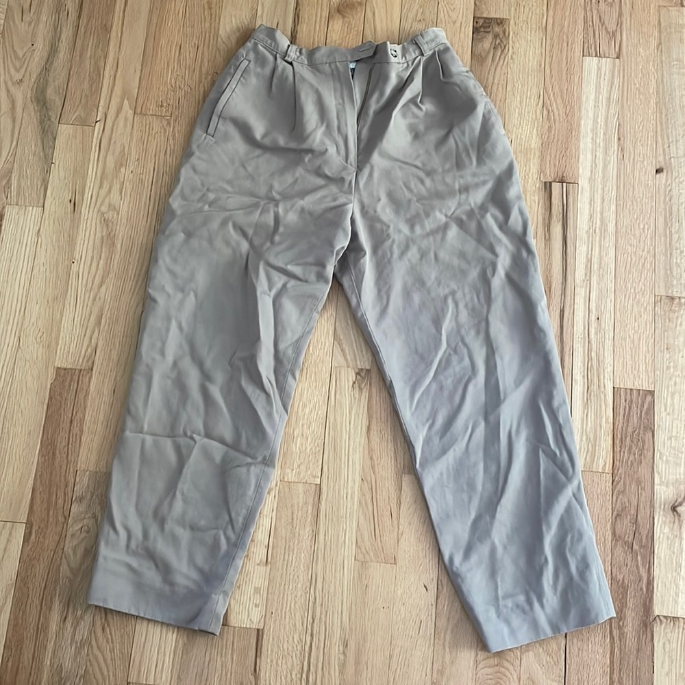 beige trousers